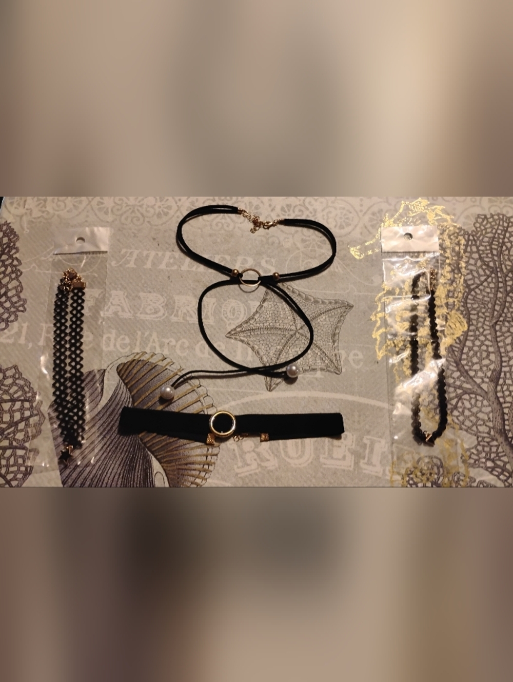 NWOT 5 Assorted Choker Necklaces